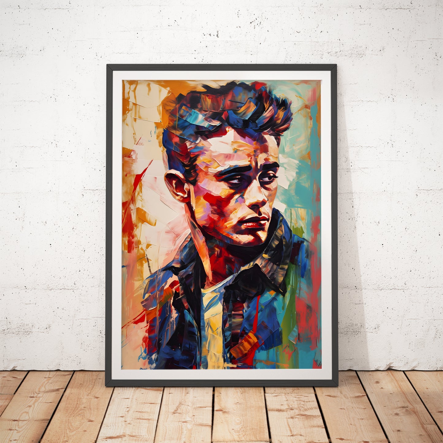 James Dean Iconic Impressionist Art Print