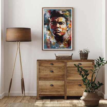 Mohammad Ali Impressionist Art Print