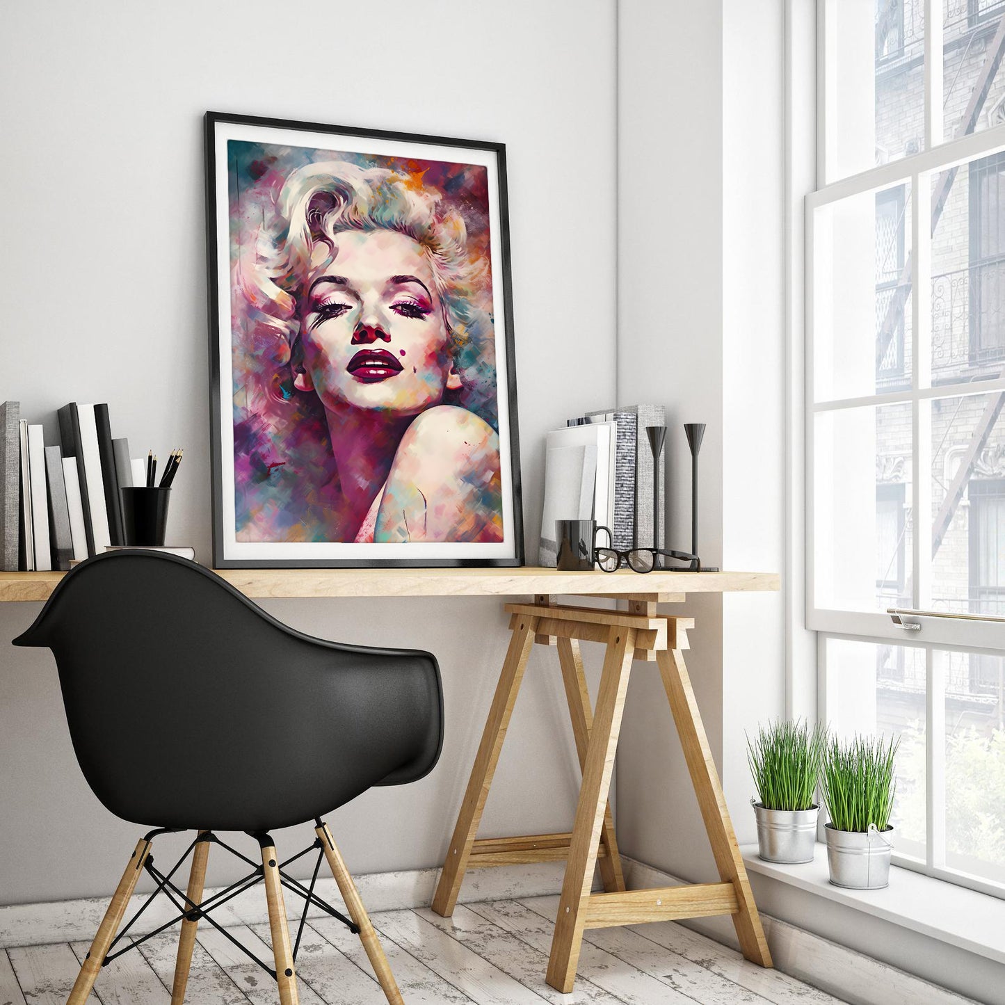 Marilyn Monroe Impressionist Art Print