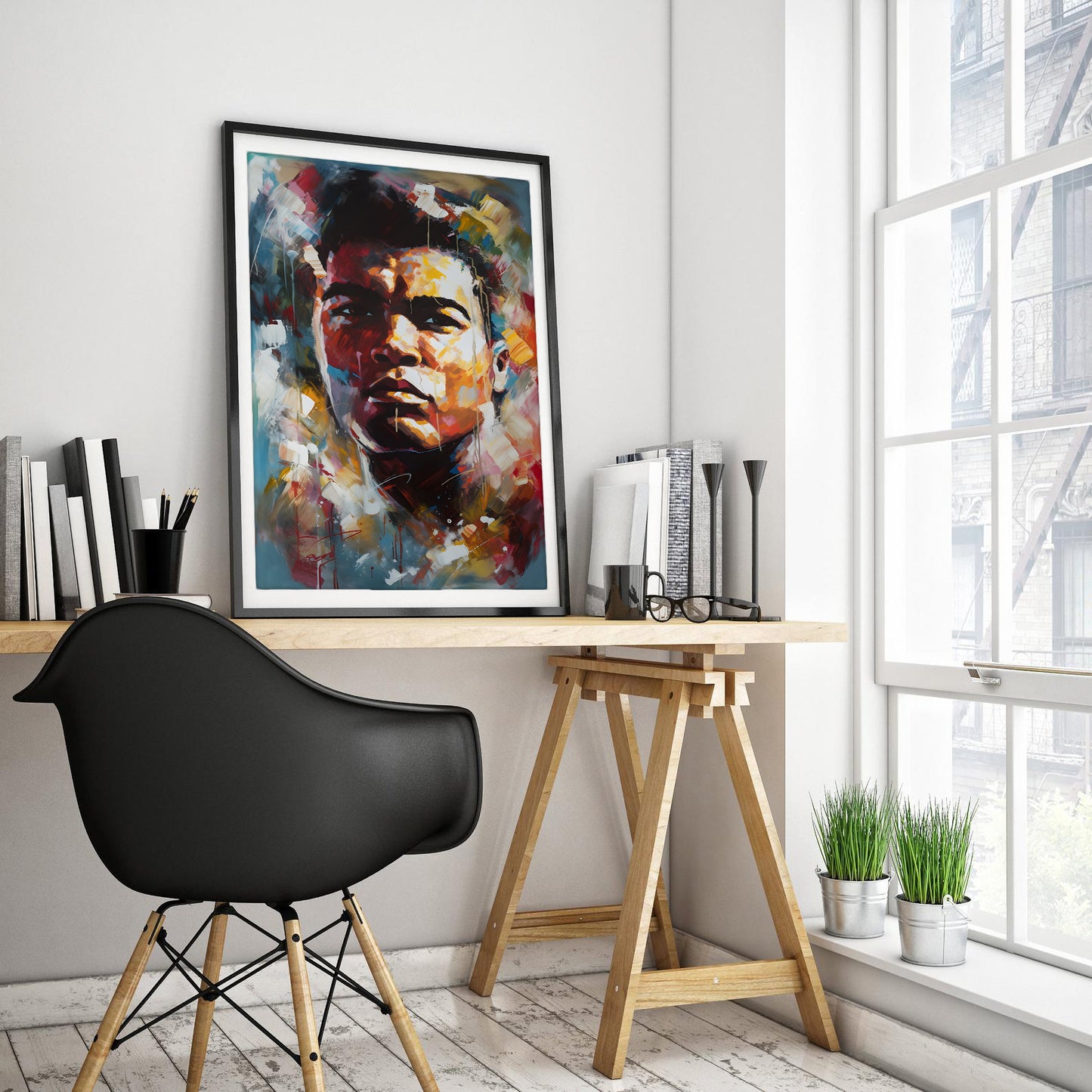 Mohammad Ali Impressionist Art Print