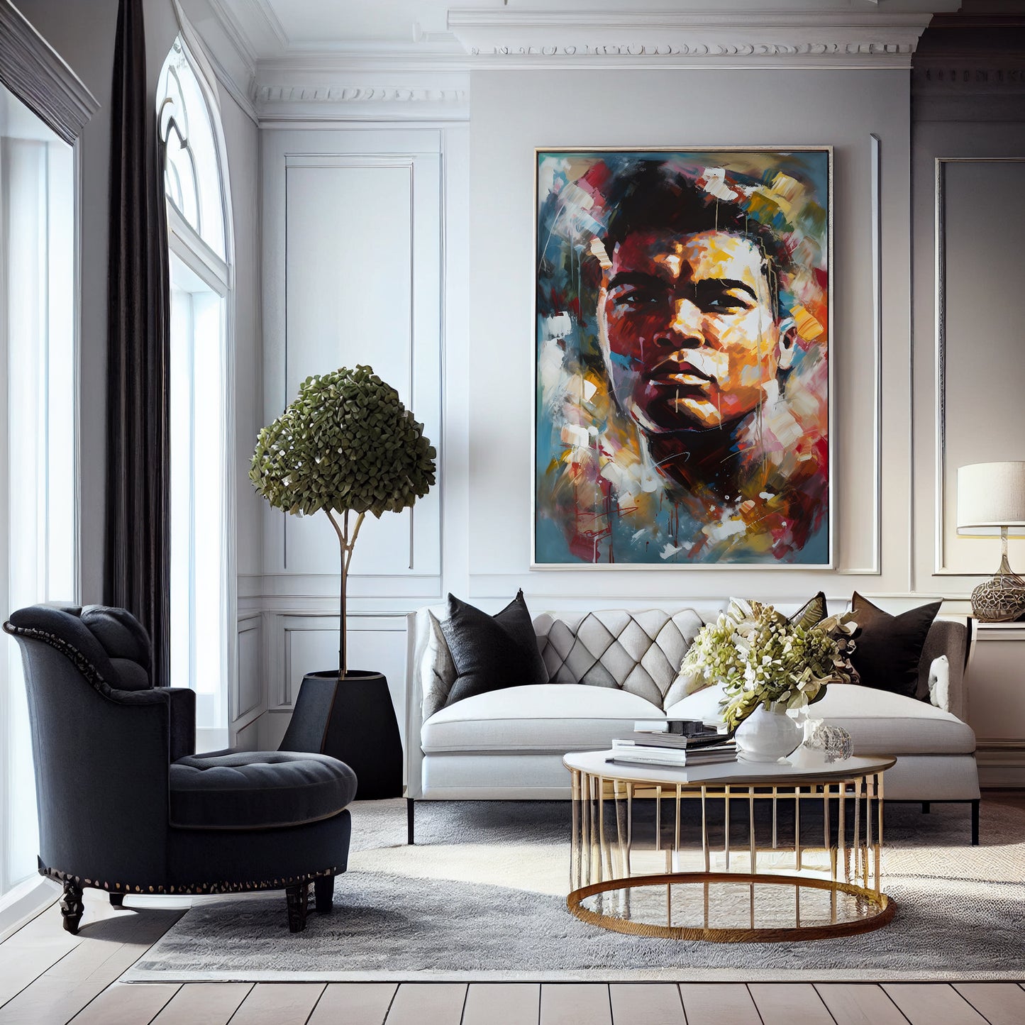 Mohammad Ali Impressionist Art Print