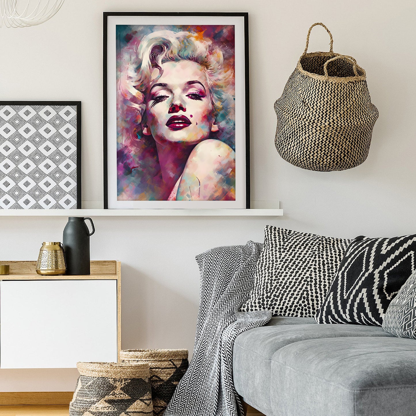 Marilyn Monroe Impressionist Art Print