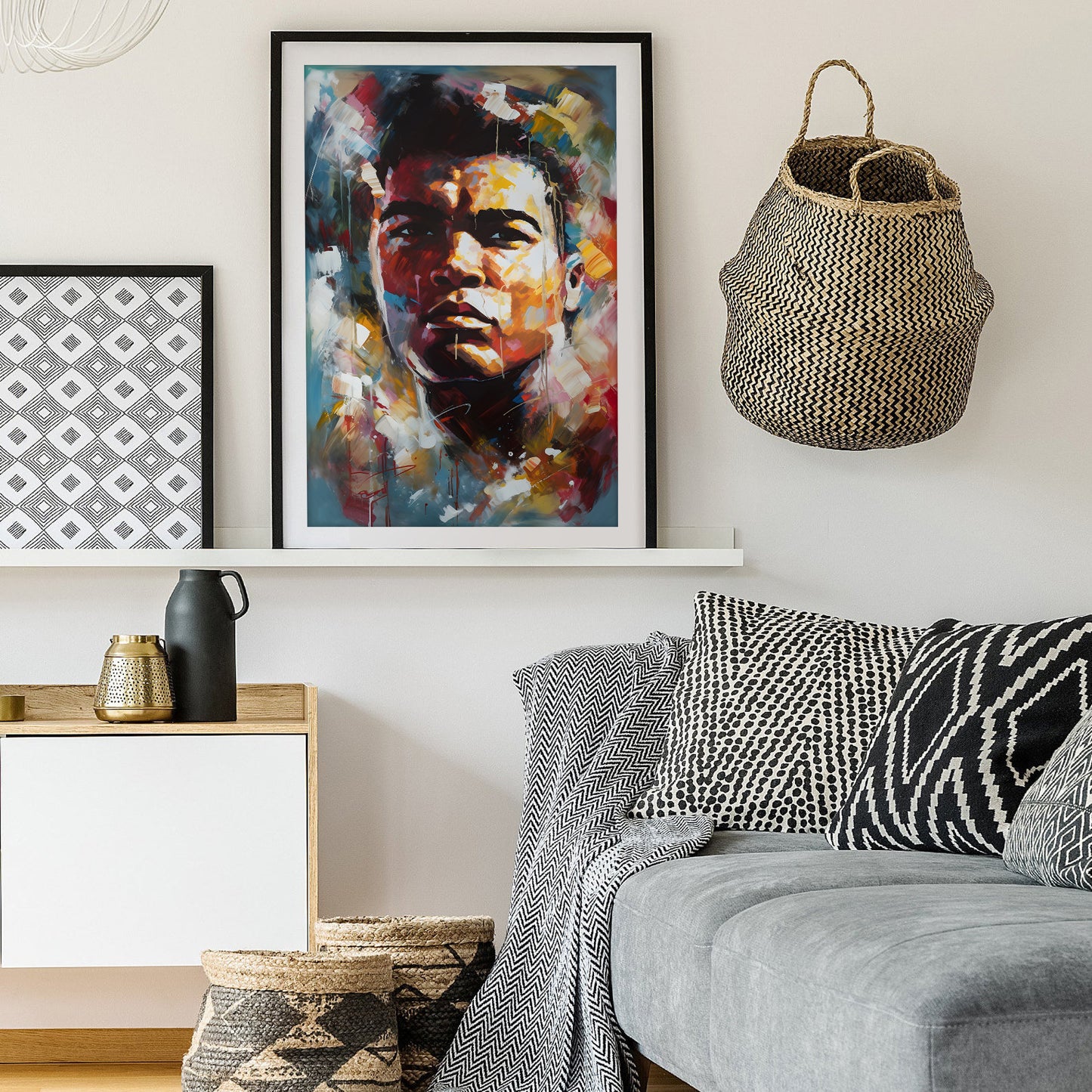 Mohammad Ali Impressionist Art Print