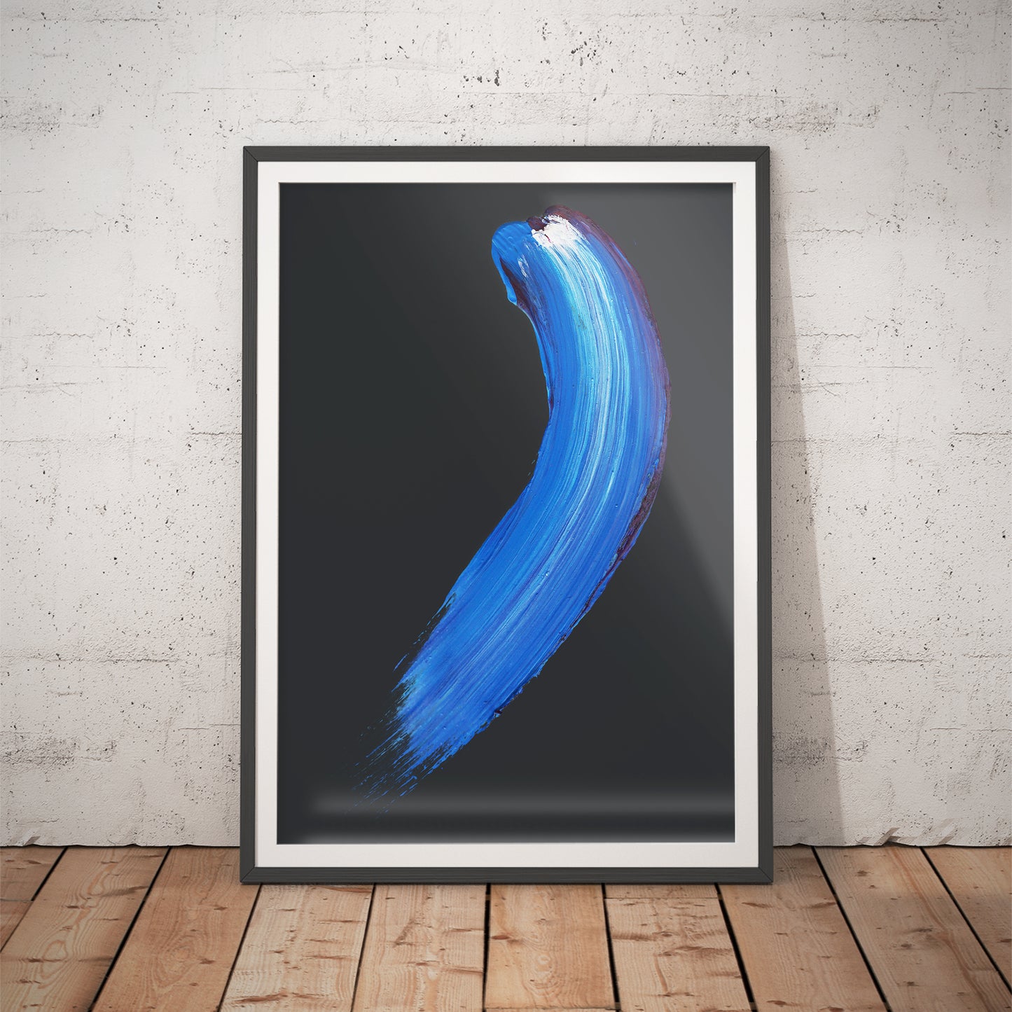 Azure Sweep Art Print