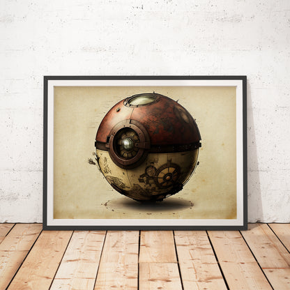 Pokemon Pokeball Art Print