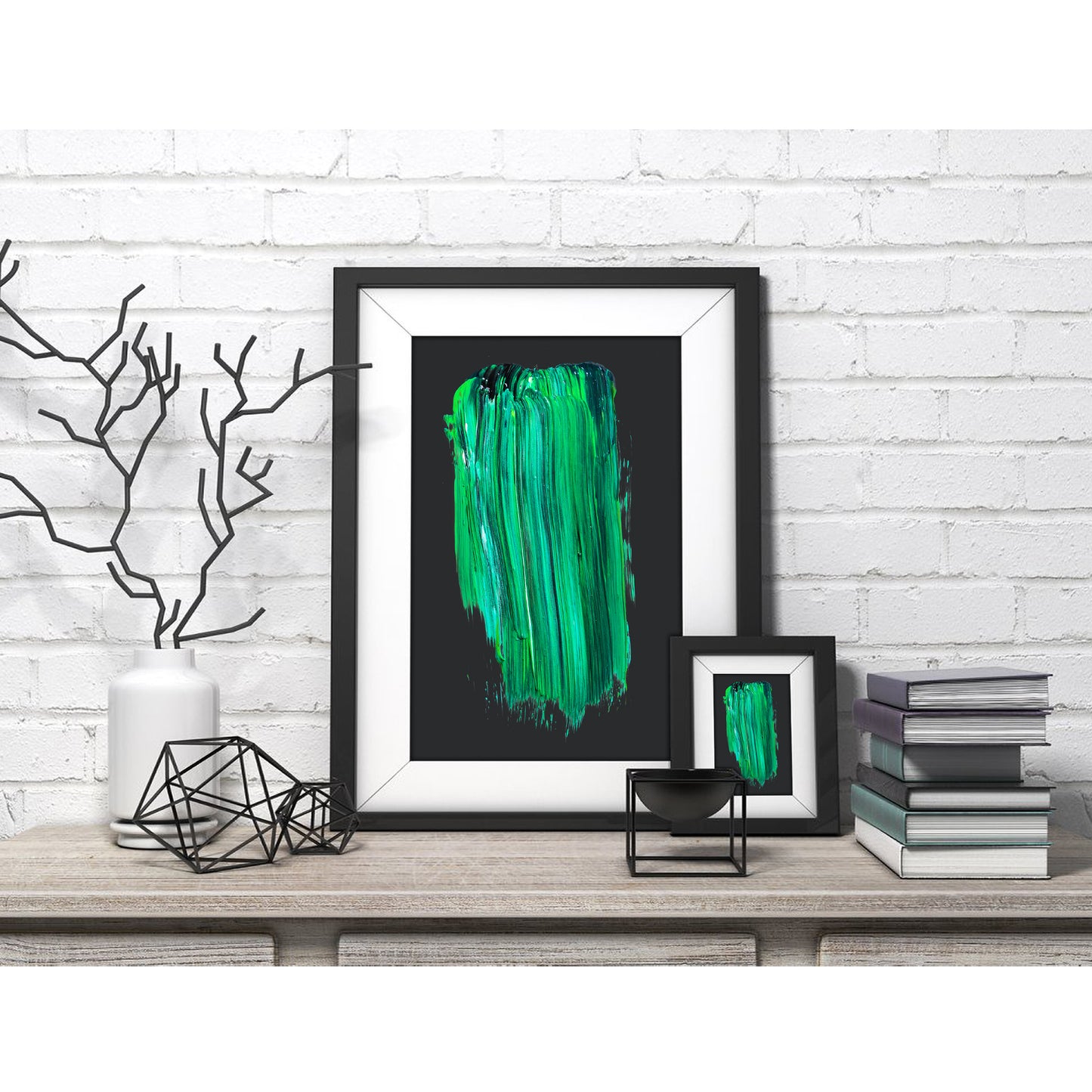 Verdant Cascade Art Print