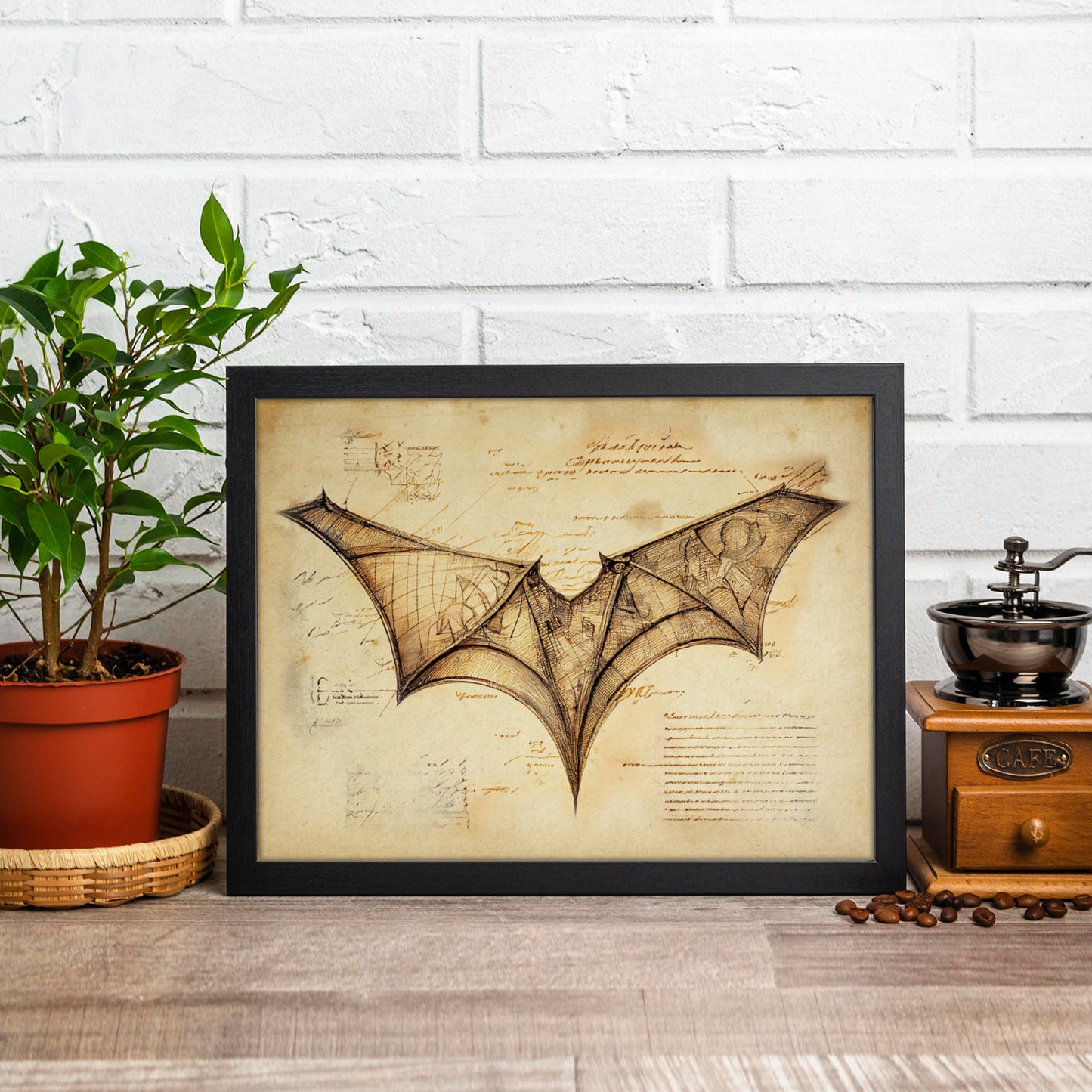 Batman Batarang Art Print