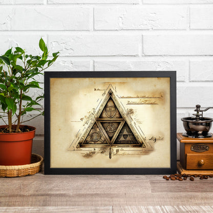 Legend of Zelda Triforce Art Print