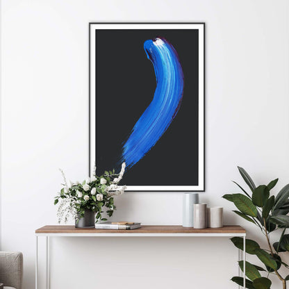 Azure Sweep Art Print