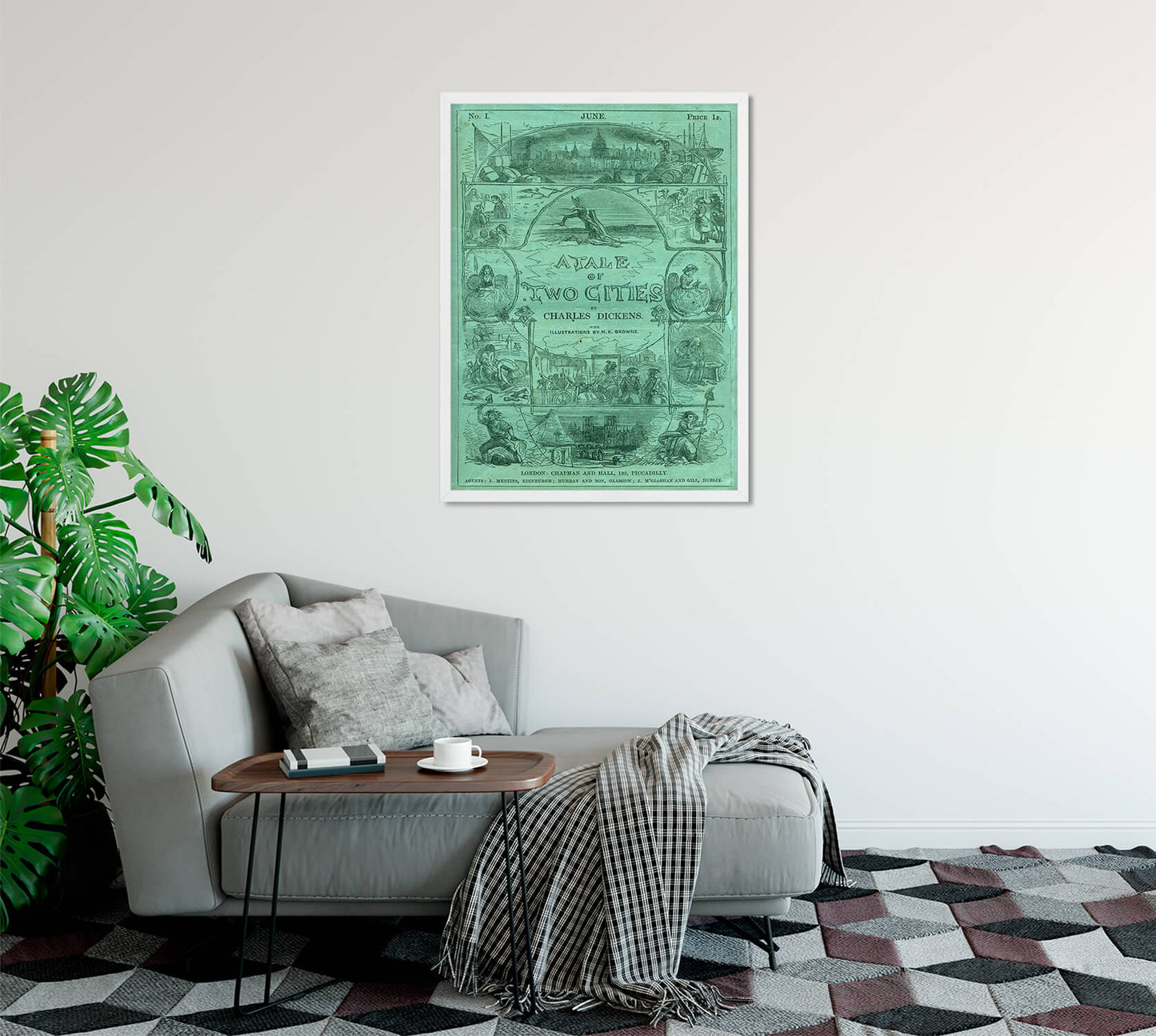 Historic Dickens' A Tale of Two Cities Art Print
