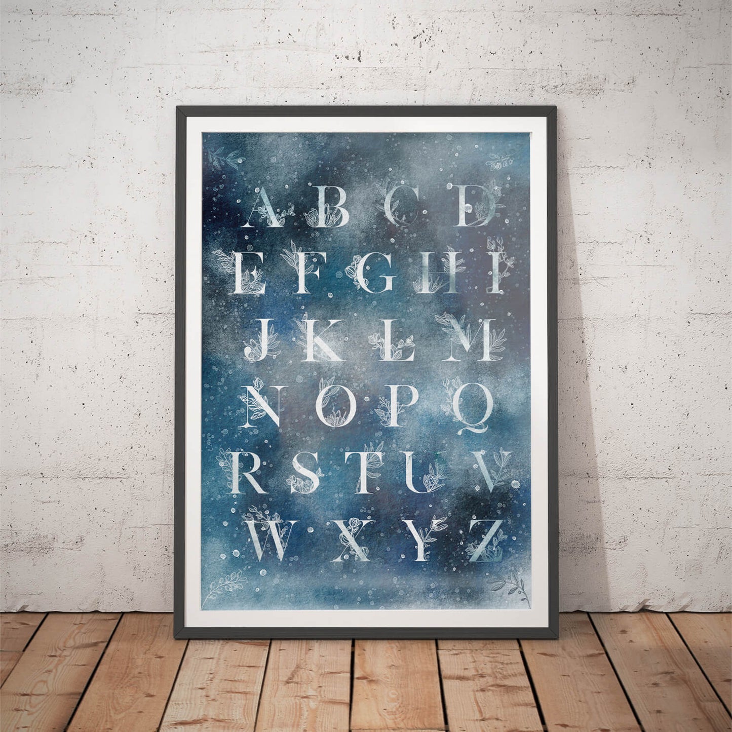 Alphabet Celestial Art Print