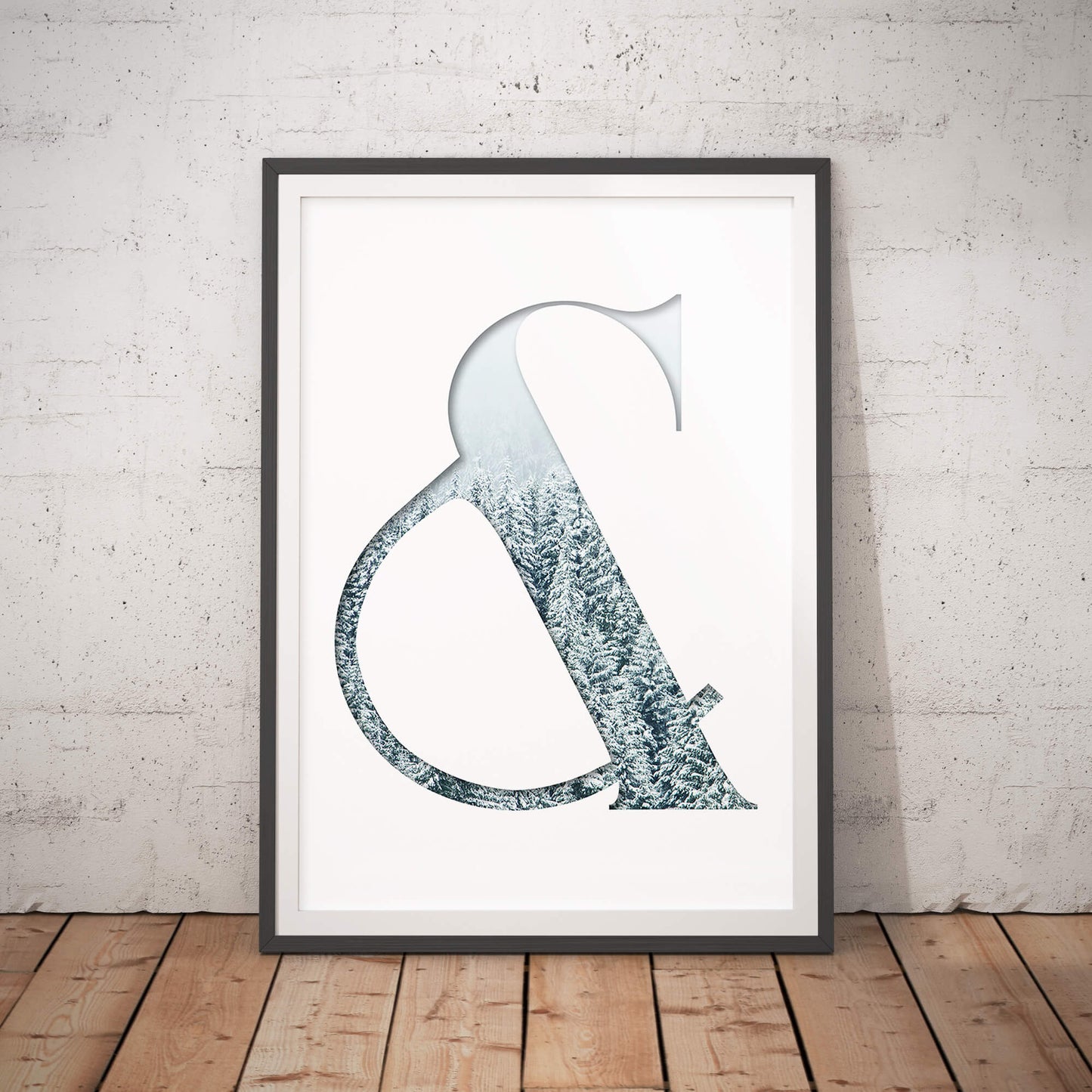 Silent Ampersand - Nordic Minimalism Art Print