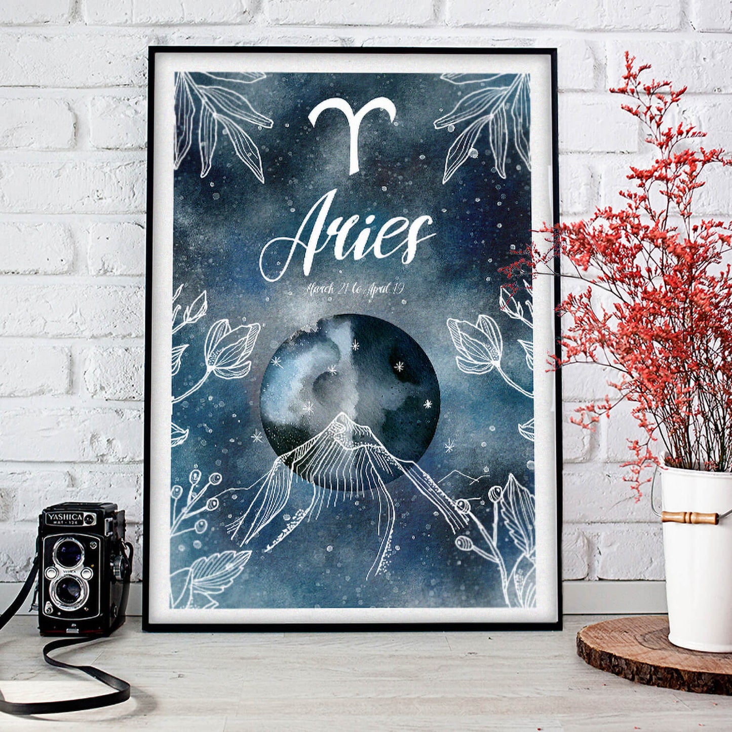 Aries Celestial Art Print