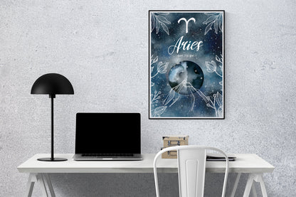 Aries Celestial Art Print