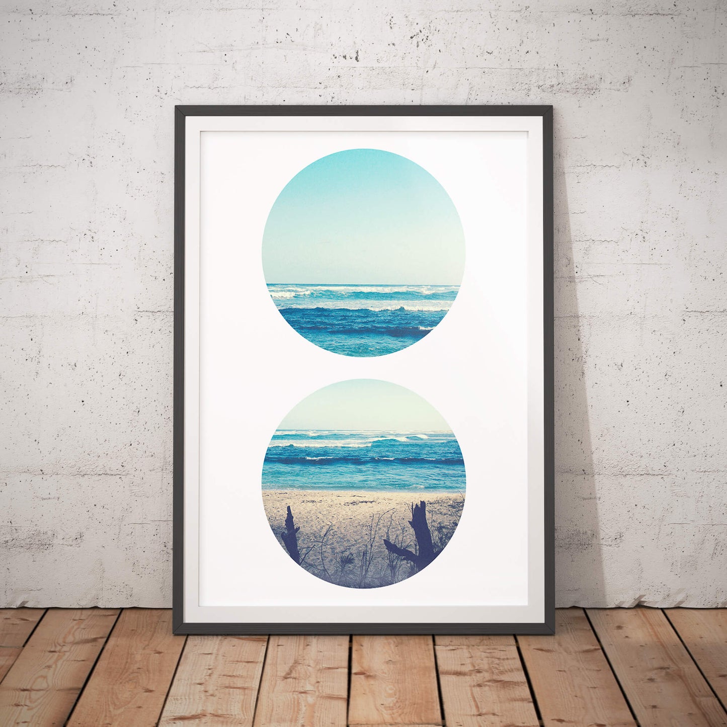 Nordic Seaside Harmony Art Print