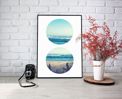 Nordic Seaside Harmony Art Print