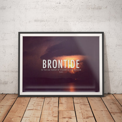 Brontide Linguistic Art Print