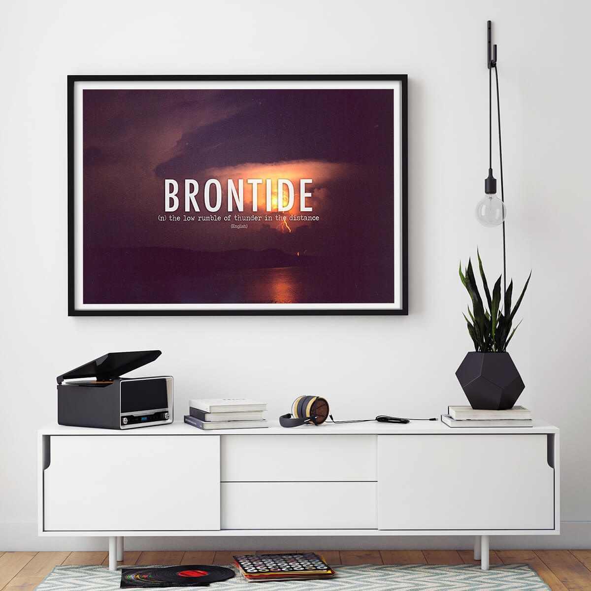 Brontide Linguistic Art Print