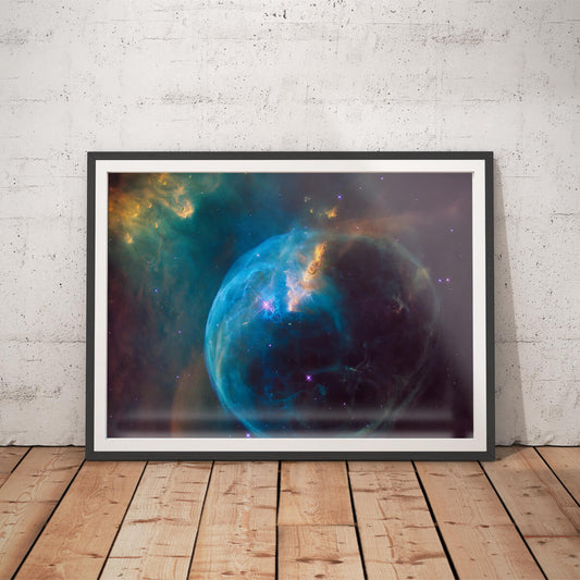 Orion Nebula Circle Gas Art Print