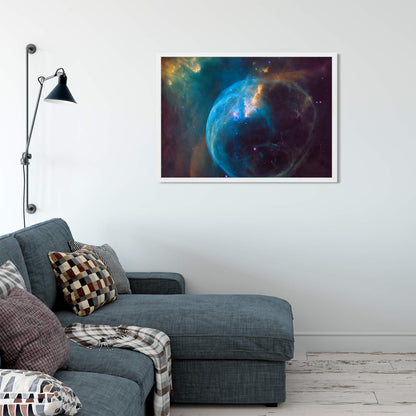 Orion Nebula Circle Gas Art Print