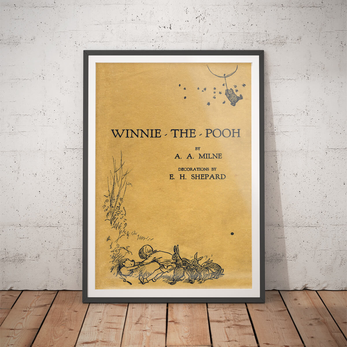 Winnie the Pooh Classic Cover Art Print