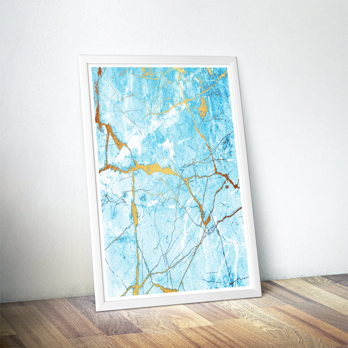 Kintsugi Gold Marble Art Print