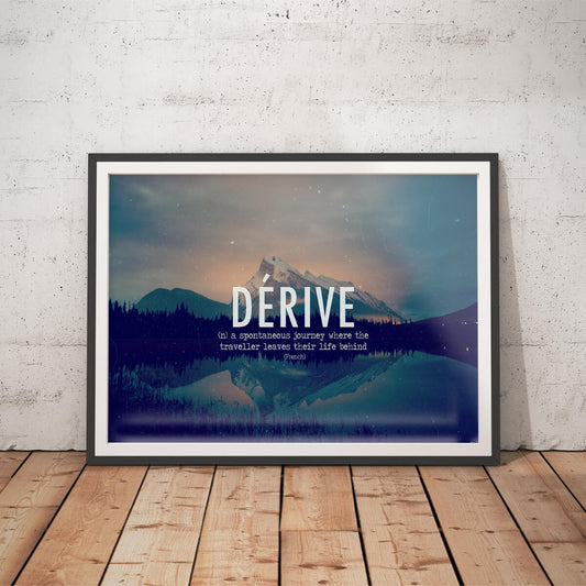 Derive Bibliophile Art Print