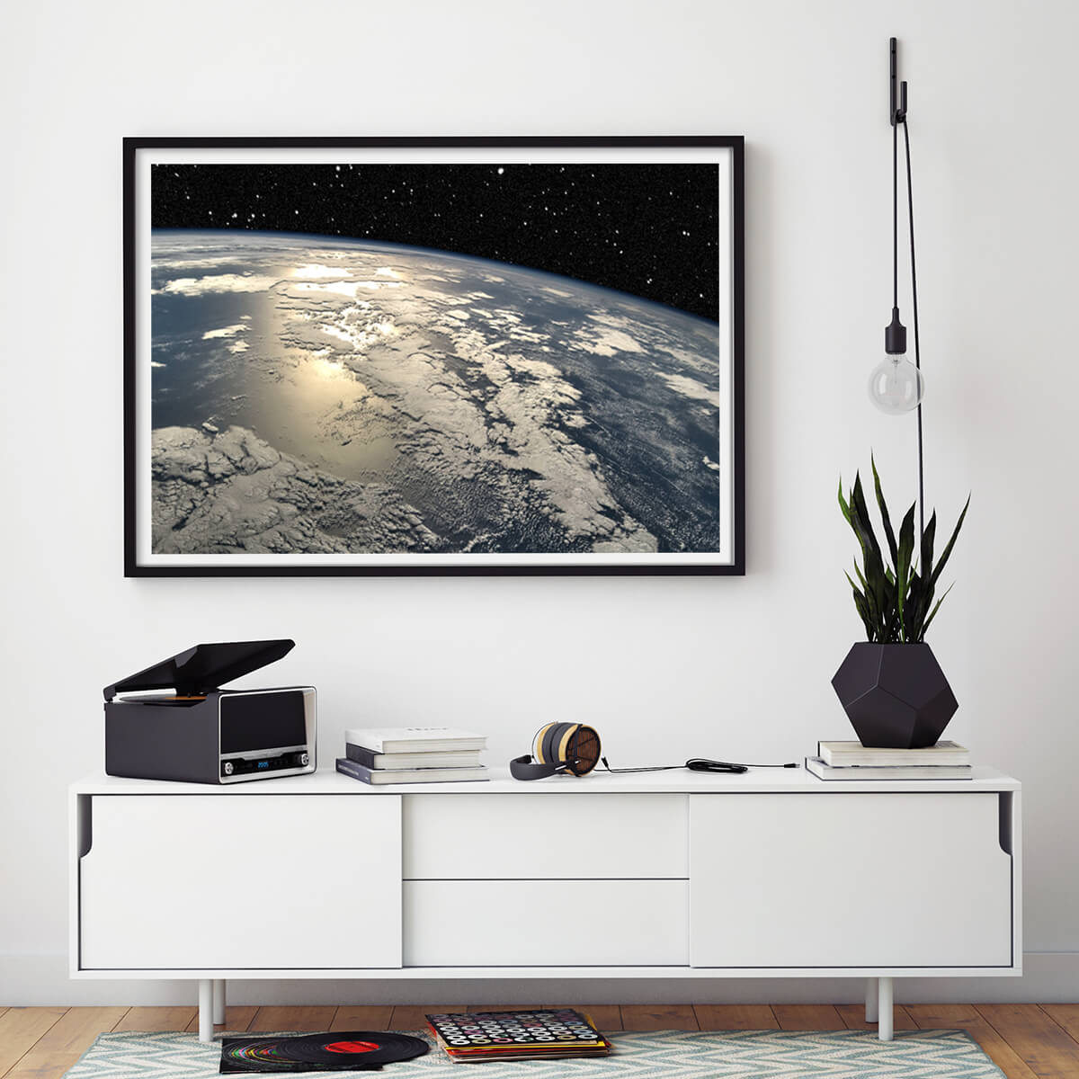 Serene Earth Panorama Art Print