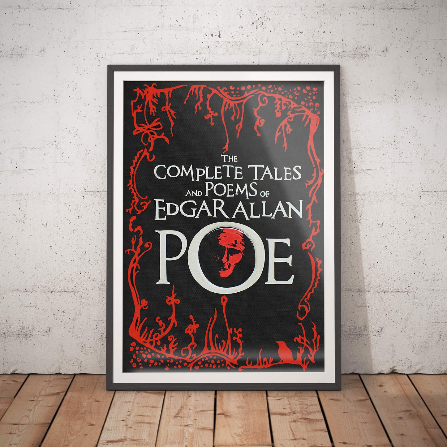 Edgar Allan Poe Book Cover Art Print