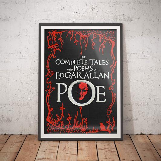 Edgar Allan Poe Book Cover Art Print