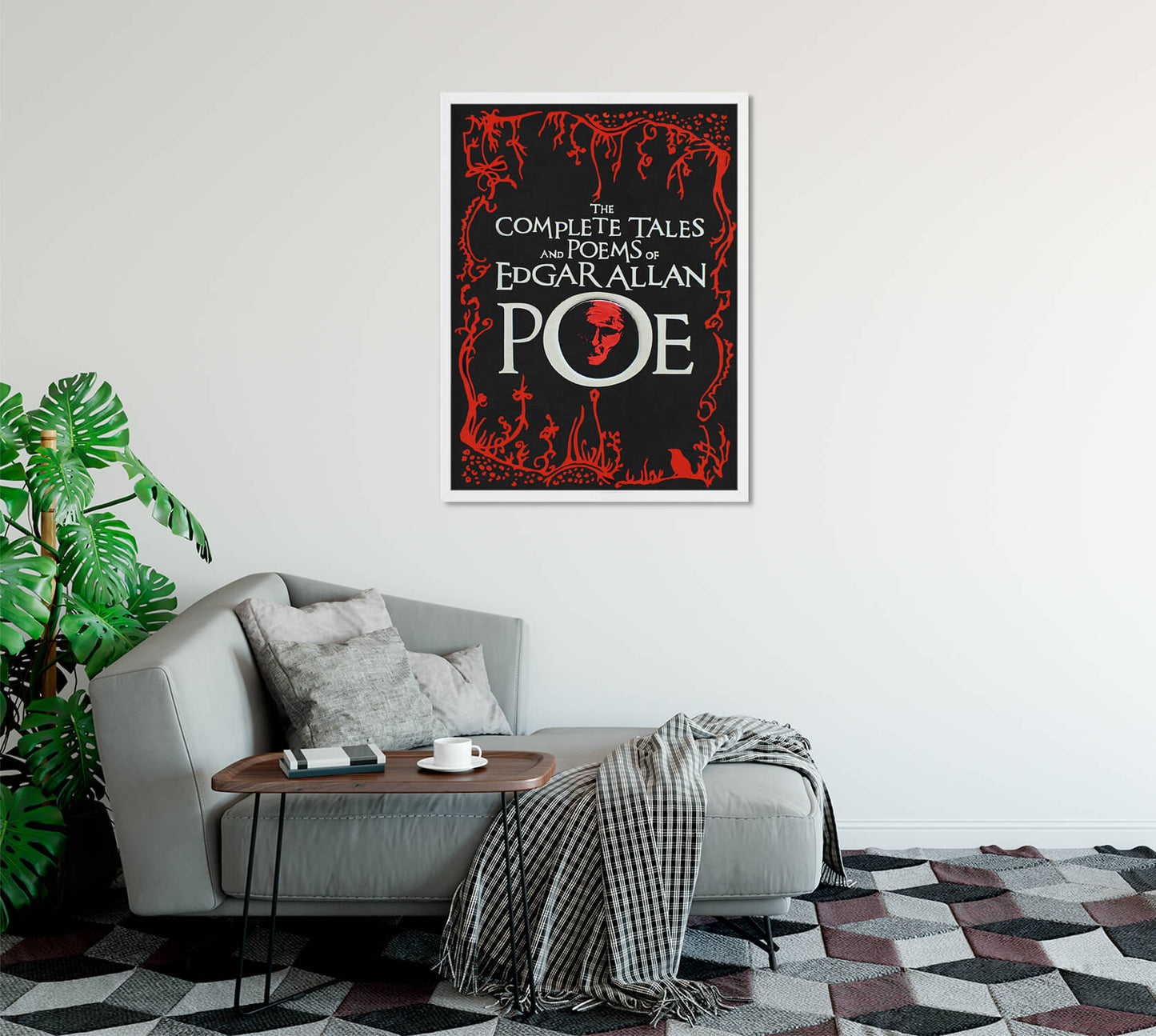 Edgar Allan Poe Book Cover Art Print