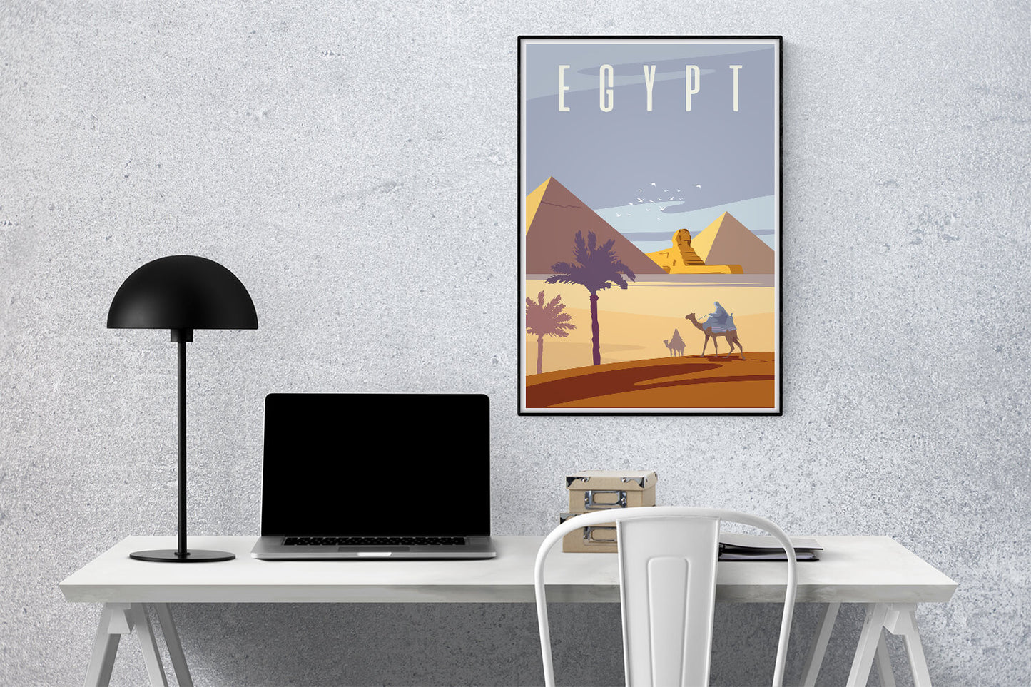 Egypt Travel Deco Art Print