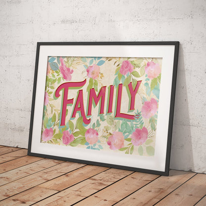 "Family" Botanical Art Print