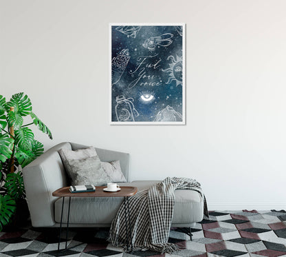 Cosmic Melody 'Find Your Voice' Art Print