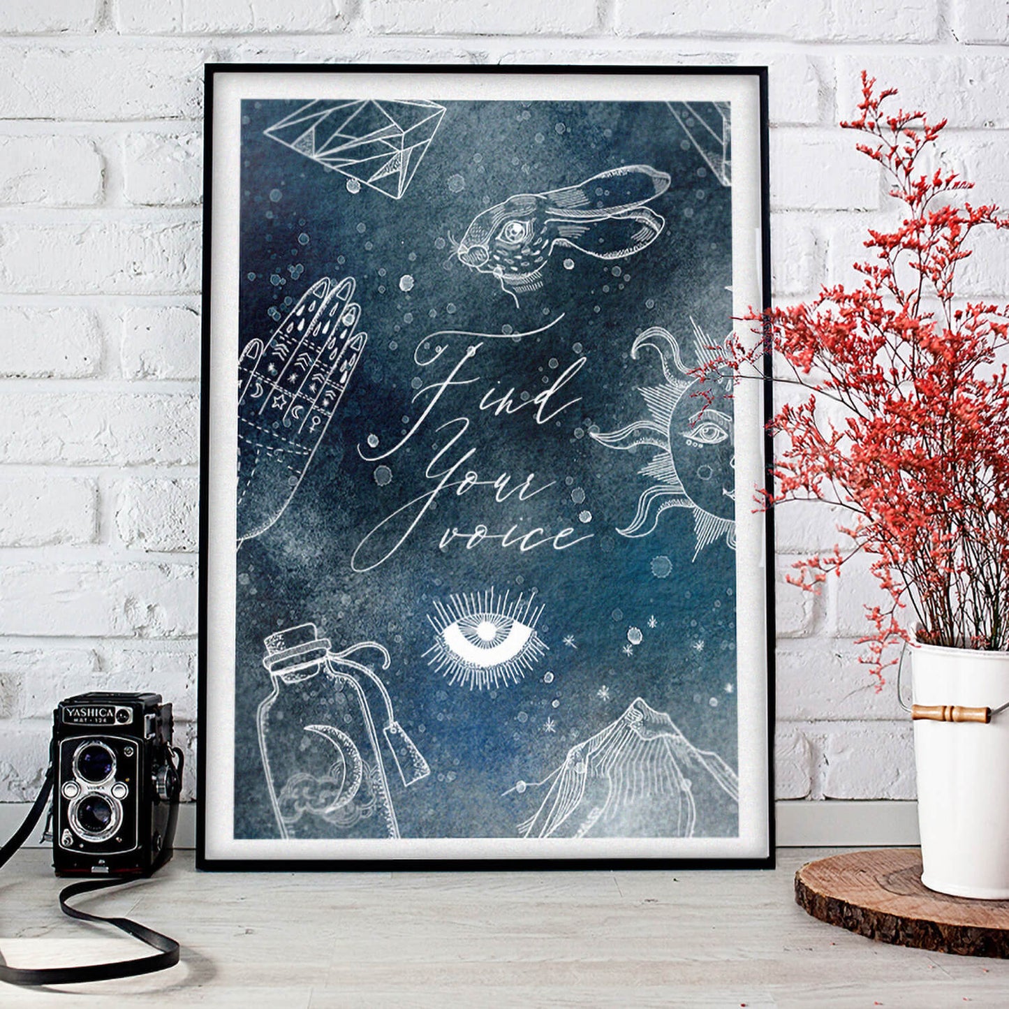 Cosmic Melody 'Find Your Voice' Art Print