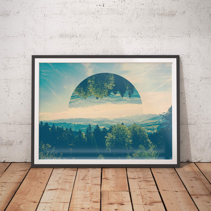 Nordic Serenity Peaks Art Print