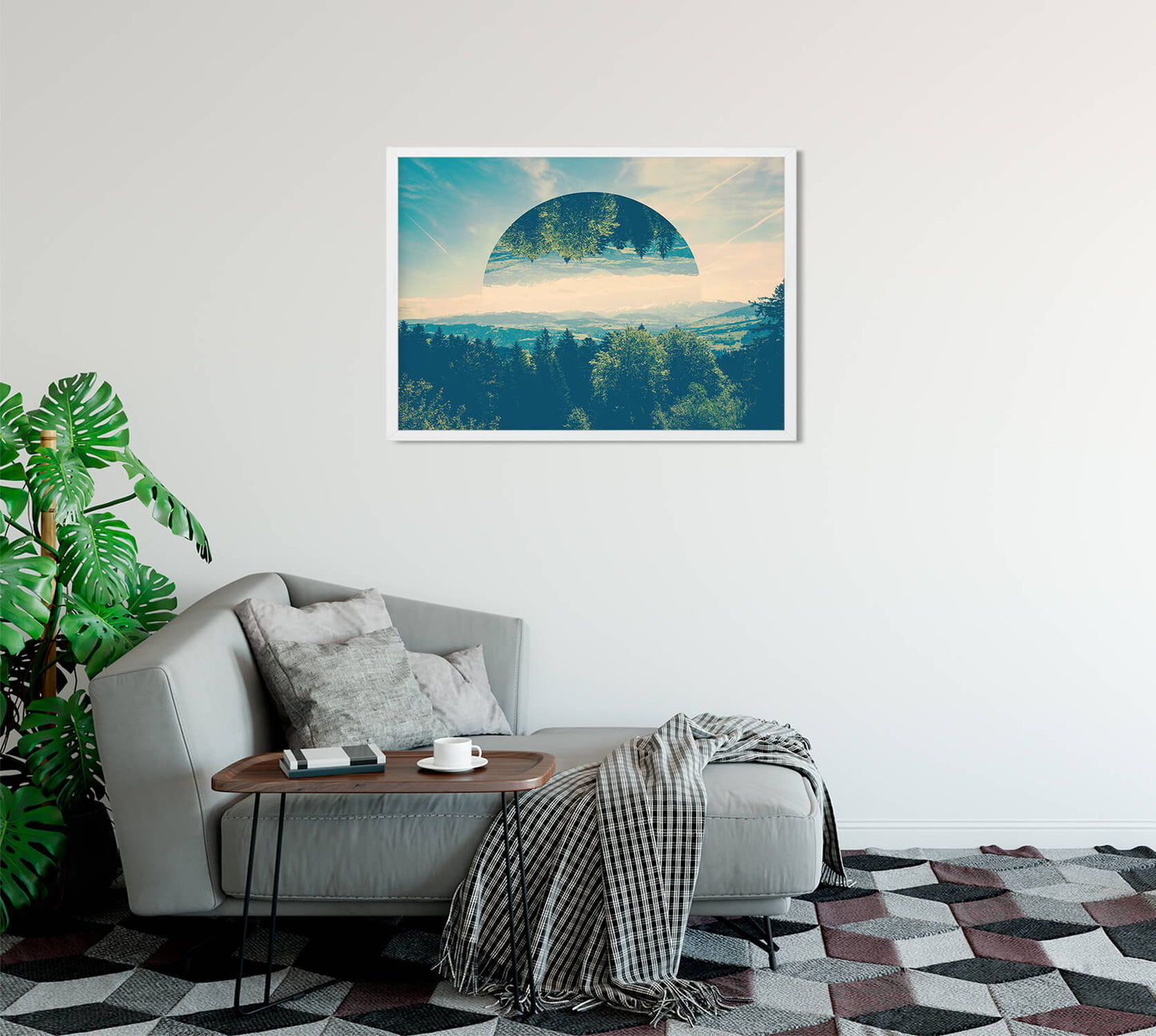 Nordic Serenity Peaks Art Print