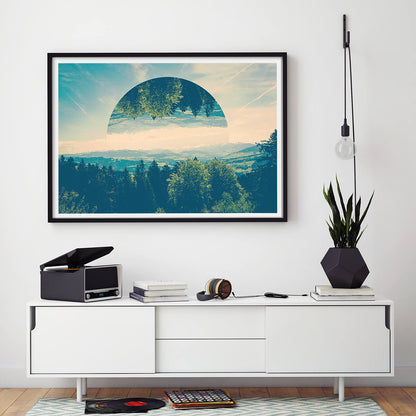 Nordic Serenity Peaks Art Print