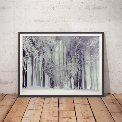 Frozen Symmetry Scandinavian Art Print