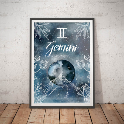 Gemini Celestial Art Print