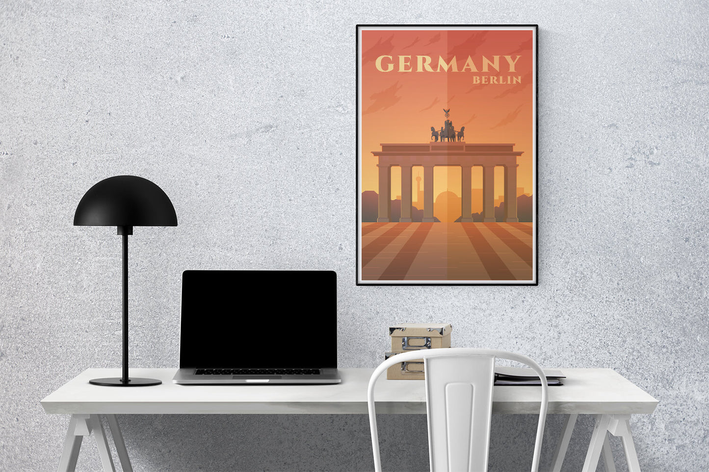 Minimalist Germany Travel Art Print