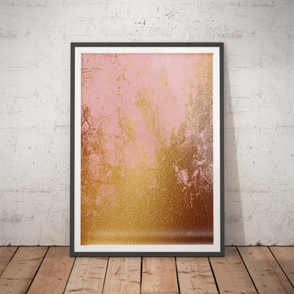 Aureate Elegance - Gold Marble Art Print