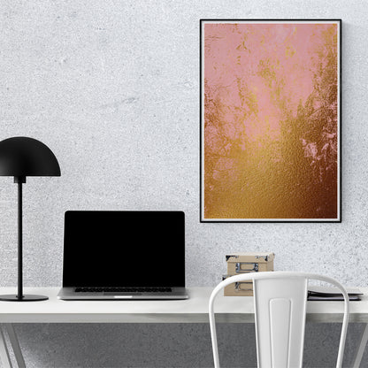 Aureate Elegance - Gold Marble Art Print