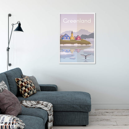 Greenland Travel Art Print