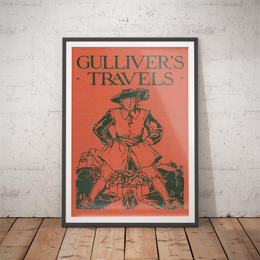 Gulliver's Travels Vintage Art Print