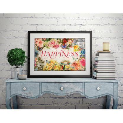 "Happiness" Botanical Art Print