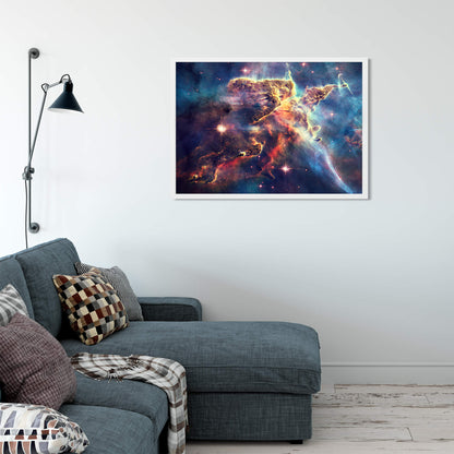 Celestial Wonders Hubble Nebula Art Print