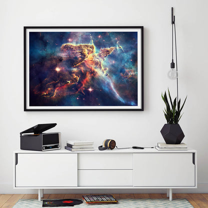 Celestial Wonders Hubble Nebula Art Print