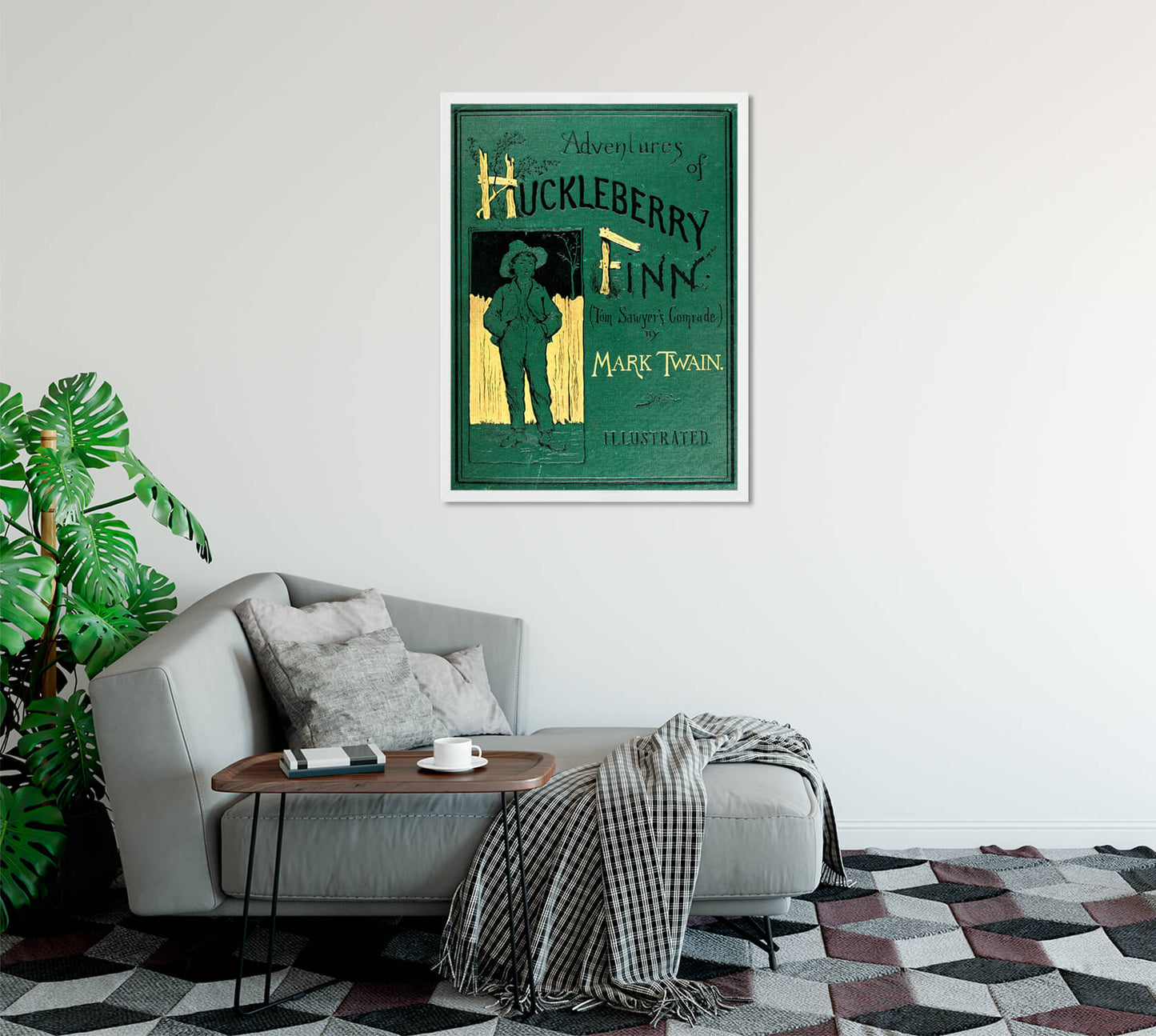 Huckleberry Finn Vintage Art Print