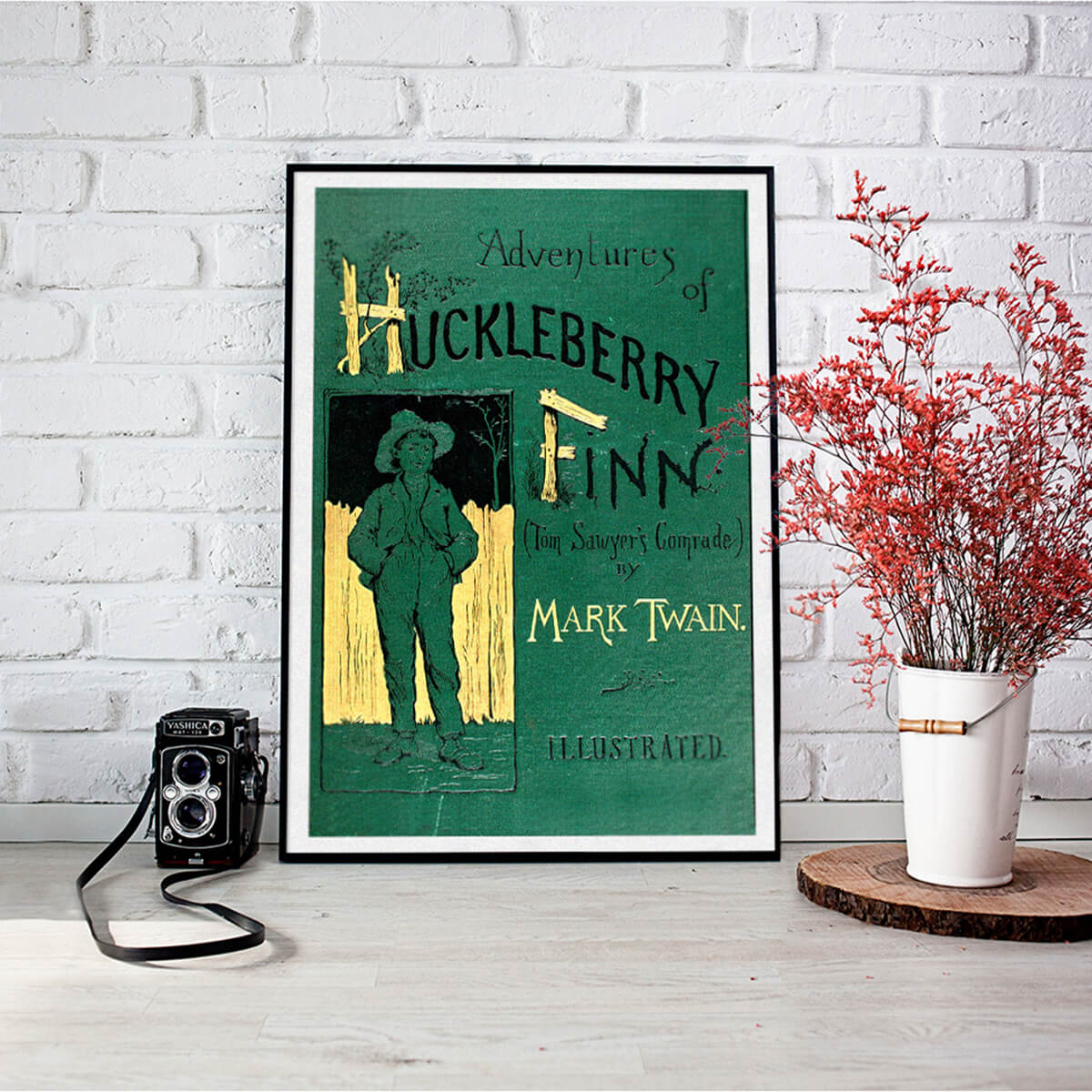 Huckleberry Finn Vintage Art Print